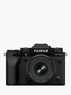 Fujifilm X-T5 Compact System Camera with XF 16-50mm Lens, 6K/4K Ultra HD, 40.2MP, Wi-Fi, Bluetooth, OLED EVF, 3” Vari-angle LCD Touch Screen, Black