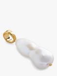 Monica Vinader Capri Gold Vermeil Teardrop Pearl Charm