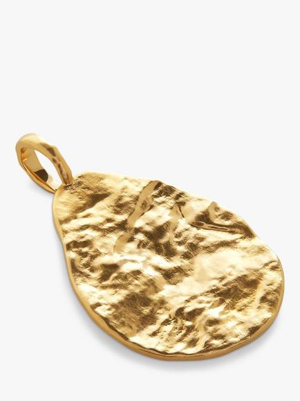Monica Vinader Capri Gold Vermeil Teardrop Pendant Charm, Gold