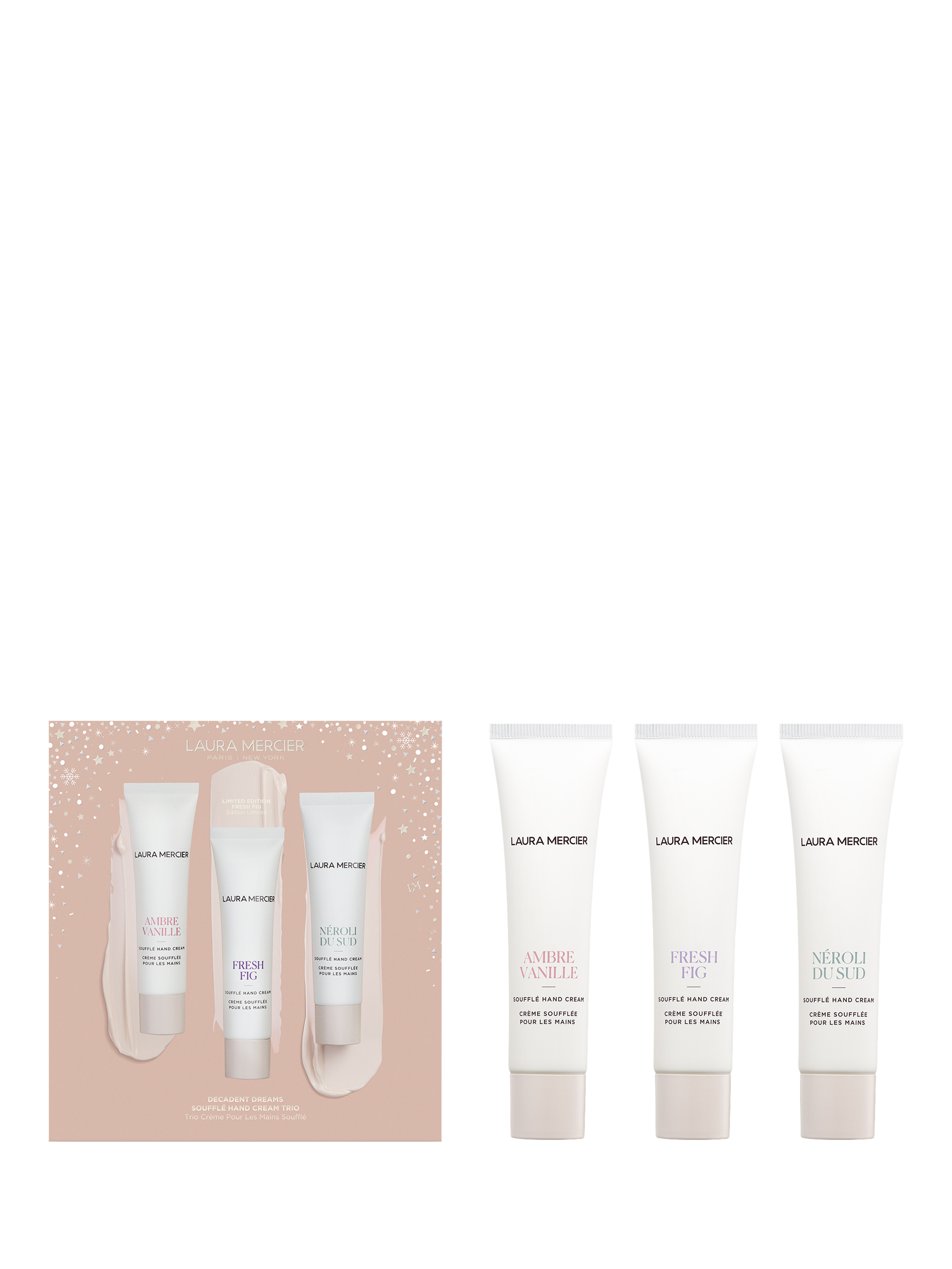 Laura Mercier Souffle Hand Cream Trio Gift Srt, 3 x 30ml