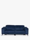 John Lewis Gradient Large 3 Seater Power Recliner Sofa, Navy Chenille