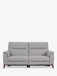 John Lewis Slant Large 3 Seater Power Recliner Sofa, Grey Textured