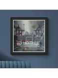 John Lewis Adam Barsby 'Derby Day' Framed Print, 79 x 79cm, Grey/Multi