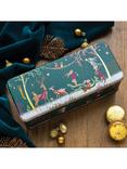 Sara Miller Woodland Tales Christmas Long Rectangular Tin, 1.68L