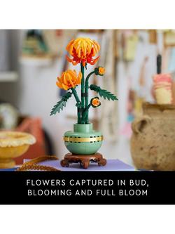 LEGO Botanicals Chrysanthemum Flower Set for Adults 10368 - view 2, Multi