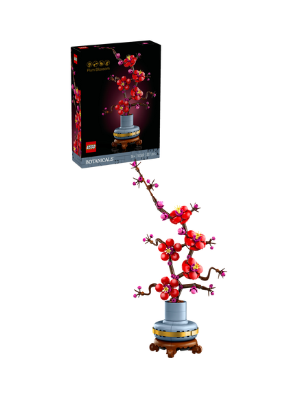 LEGO Botanicals Plum Blossom Flower Set for Adults 10369, Multi