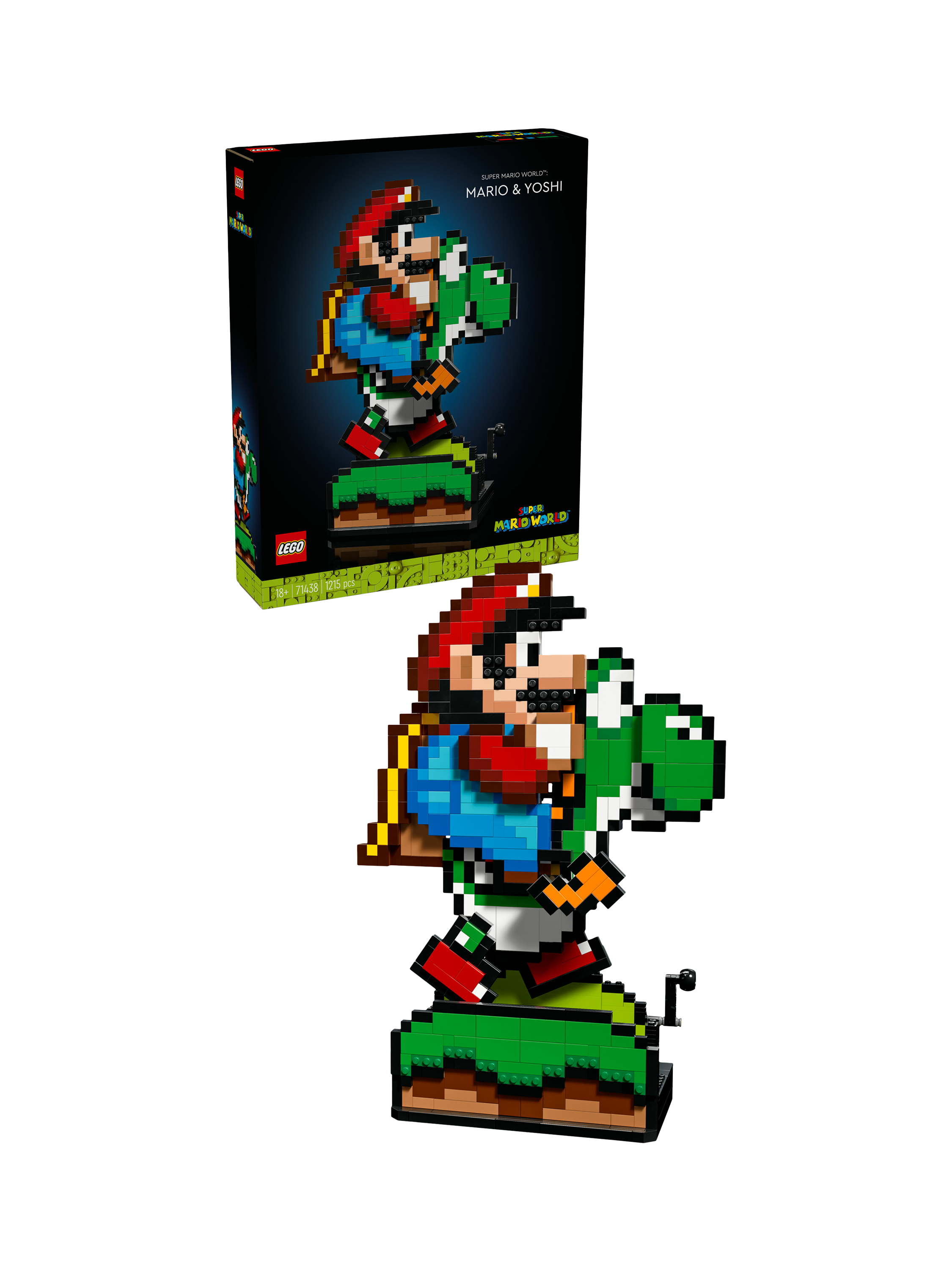 LEGO Super Mario 71438 Mario Yoshi Pixelated Set