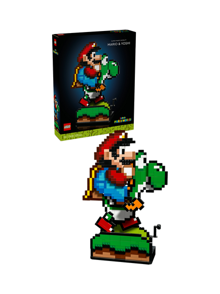 LEGO Super Mario World: Mario & Yoshi Set for Adults 71438, Multi