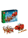 LEGO Iconic Santa’s Sleigh Christmas Building Toy 40499