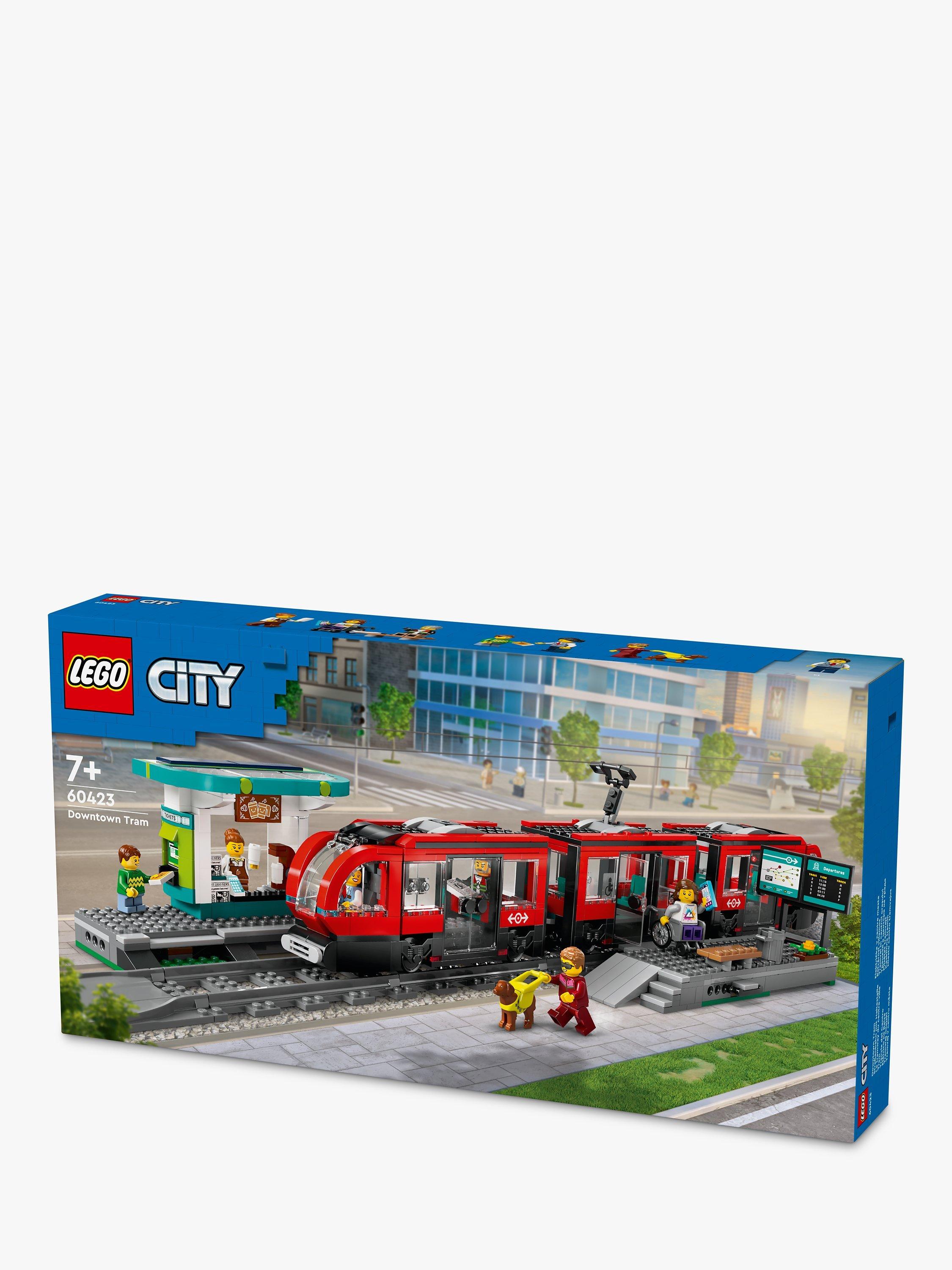 LEGO CITY 60423 Downtown Tram and Station