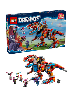 LEGO DREAMZzz Cooper’s Robot Dinosaur C-Rex Toy Set 71484, Multi