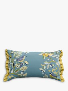 Sanderson National Trust Kingfisher Cushion, Azure