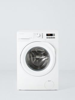 John Lewis JLWM6841 Freestanding Washing Machine, 8kg Load, 1400rpm Spin, White, White