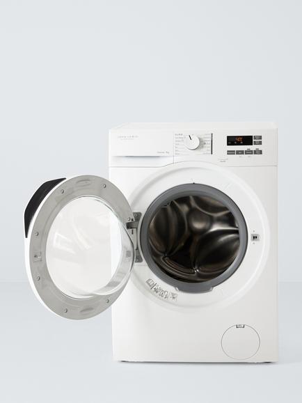 John Lewis JLWM6941 Freestanding Washing Machine, 9kg Load, 1400rpm Spin, White - view 2, White