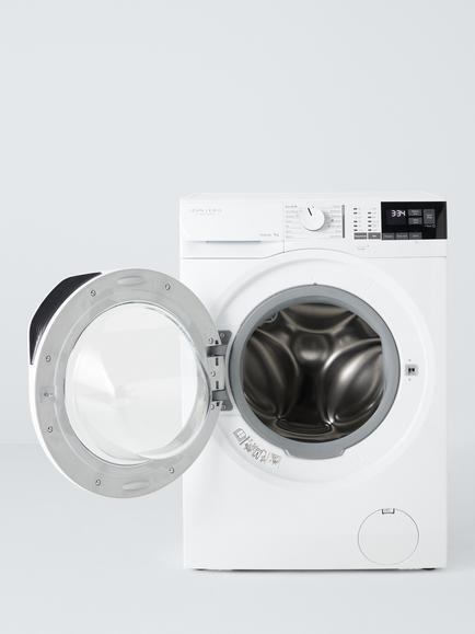 John Lewis JLWM6942 Freestanding Washing Machine, 9kg Load, 1400rpm Spin, White - view 2, White