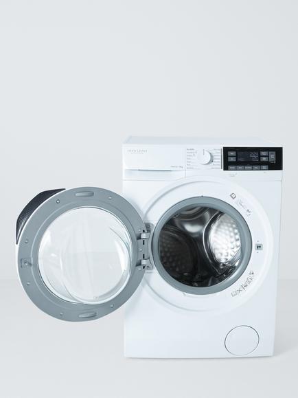John Lewis JLWM7043 Freestanding Washing Machine, 10kg Load, 1400rpm Spin, White - view 2, White