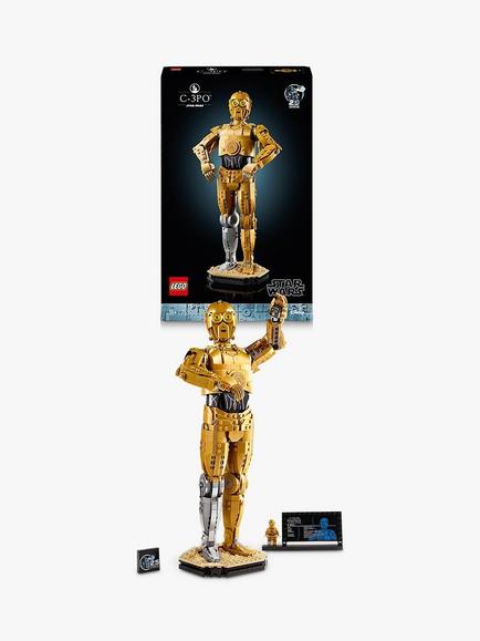LEGO Star Wars C-3PO Character, Figure Set for Adults 75398, Multi