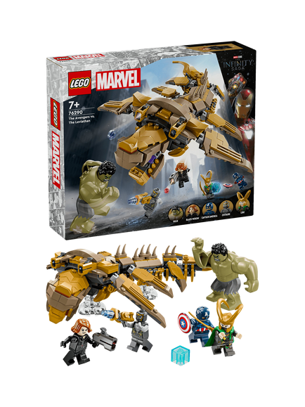 LEGO Marvel 76290 The Avengers vs The Leviathan, Multi