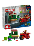 LEGO Marvel 76287 Iron Man with Bike and The Hulk