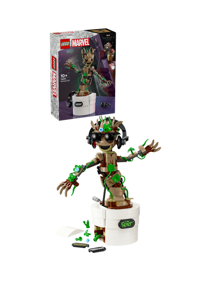 LEGO Marvel Dancing Groot Guardians of the Galaxy Set 76297, Multi