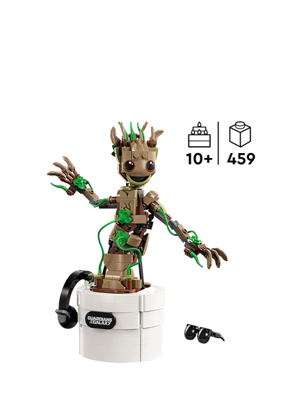 LEGO Marvel Dancing Groot Guardians of the Galaxy Set 76297 - view 2, Multi