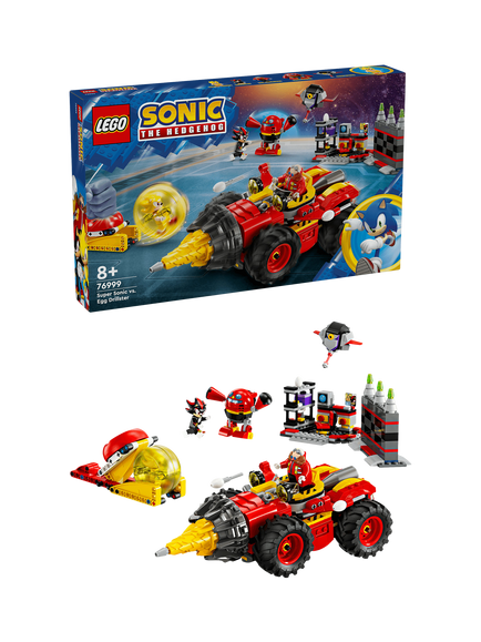 LEGO Sonic the Hedgehog Super Sonic vs. Egg Drillster 76999, Multi