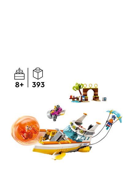 LEGO Sonic the Hedgehog Tails’ Adventure Boat Toy Set 76997 - view 2, Multi