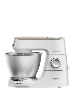 Kenwood KVC65.001WH Chef Baker Food Mixer, White, White