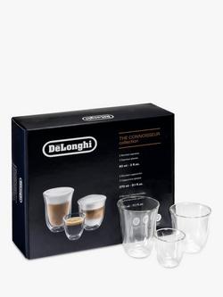 De'Longhi Connoisseur Collection Glass Gift Set, Grey