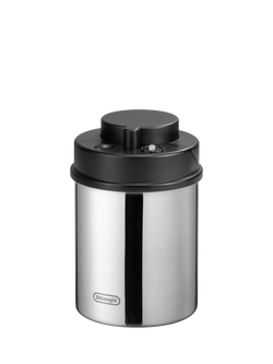 De'Longhi DLSC063 Vacuum Coffee Canister, Grey - view 2, Grey