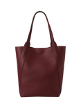Mulberry North South Bayswater Heavy Grain Leather Tote Bag, Black Cherry