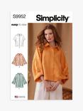 Simplicity Oversized Shirts Sewing Pattern