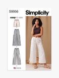 Simplicity Misses' Shorts and Pants Sewing Pattern, S9956