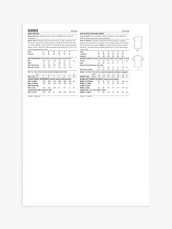 Simplicity Misses' 1970s Vintage Pullover Tops Sewing Pattern, S9965 - view 2, Multi