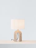 John Lewis Marble Arch Table Lamp, Natural