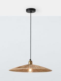 John Lewis Raffia Pendant Ceiling Light, Natural