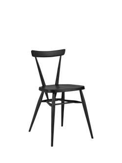 Ercol Stacking Chair, Black