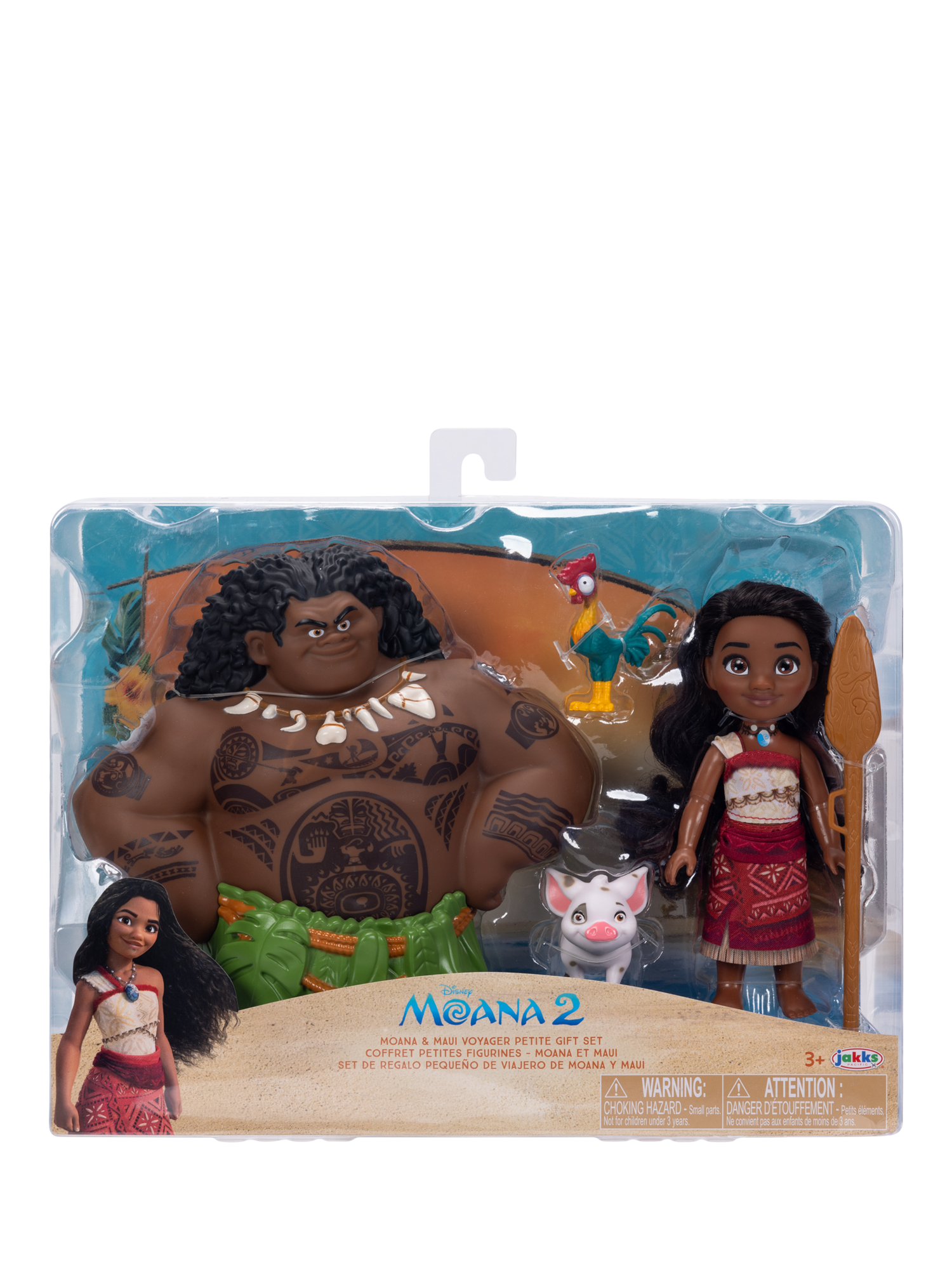 Disney Moana 2 Moana Maui Voyager Petite Doll Gift Set