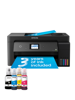 Epson EcoTank ET-15000 All-In-One A3 Wi-Fi Printer with High Capacity Integrated Ink Tank System, Black, Black