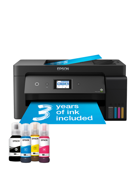 Epson EcoTank ET-15000 All-In-One A3 Wi-Fi Printer with High Capacity Integrated Ink Tank System, Black, Black