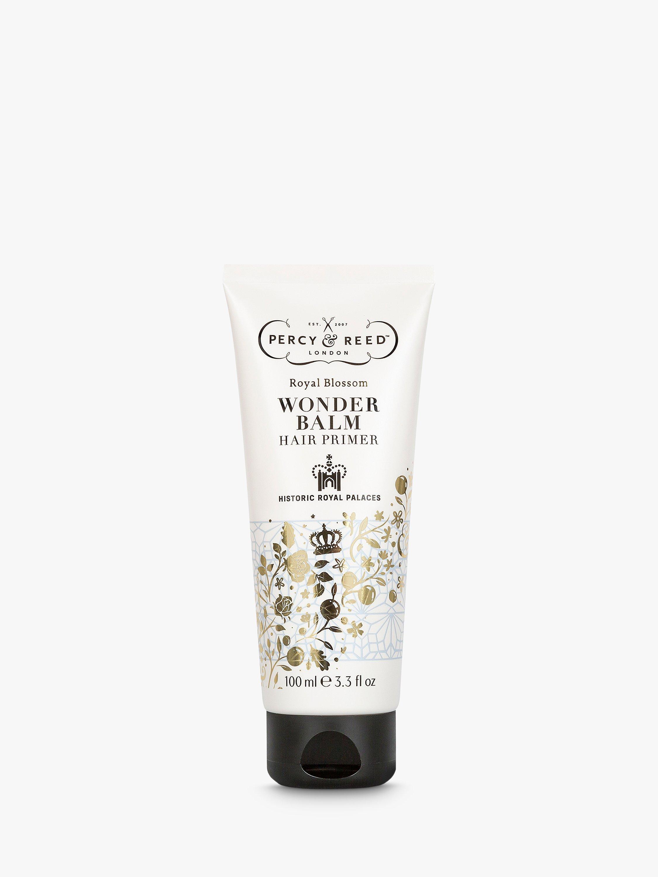 Product image 1 of 8, which shows Percy & Reed Royal Blossom Wonder Balm Hair Primer, 100ml