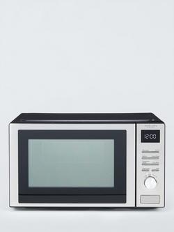 John Lewis Air Fryer Microwave, 26L, Black / S Steel, Black / S Steel