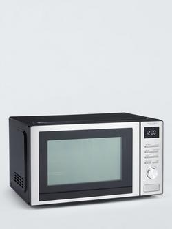 John Lewis Air Fryer Microwave, 26L, Black / S Steel - view 2, Black / S Steel