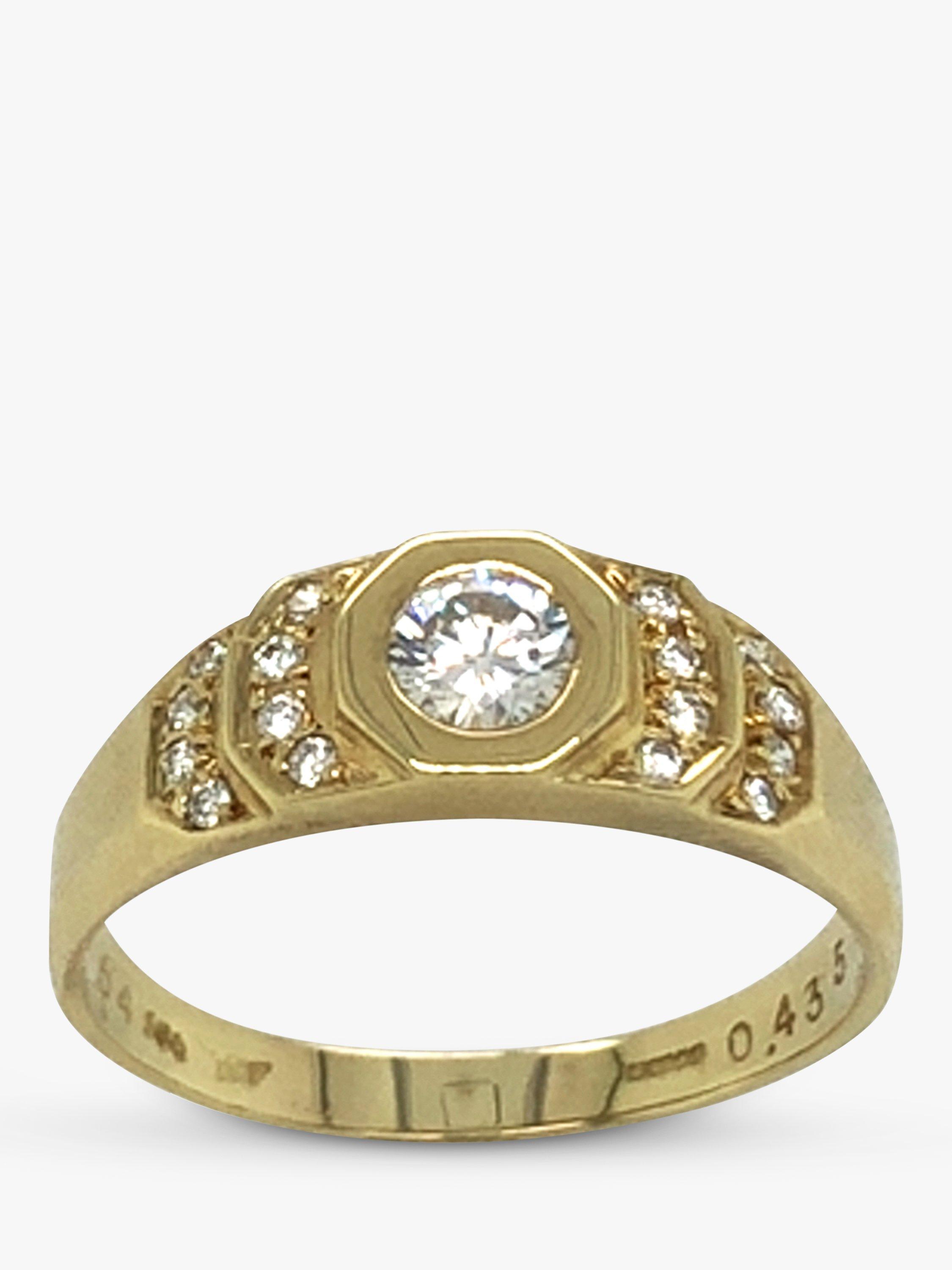 Vintage Fine Jewellery Pre-Loved 14ct Yellow Gold Diamond Ring