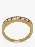 Vintage Fine Jewellery Pre-Loved 18ct Yellow Gold and Diamond Half Eternity Ring, Gold