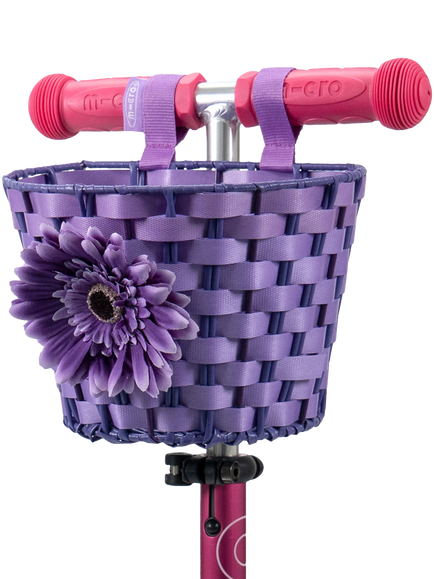 Micro Scooters ECO Recycled Flower Basket, Purple