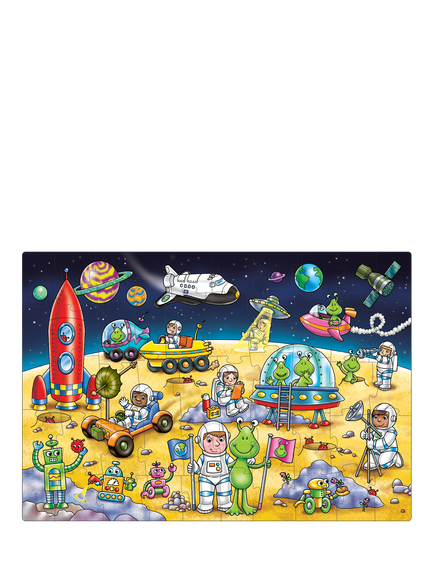 Orchard Toys Outerspace Jigsaw Puzzle, 50 Pieces - view 2, Multi