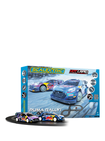 Scalextric Ford Puma WRC Hot Laps Race Set, Multi