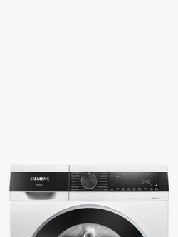 Siemens iQ500 WG56G2Z0GB Freestanding Washing Machine, 10kg Load, 1600rpm Spin, White - view 2, White