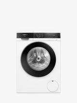 Siemens iQ500 WG46G2Z1GB Freestanding Washing Machine, 9kg Load, 1600rpm Spin, White